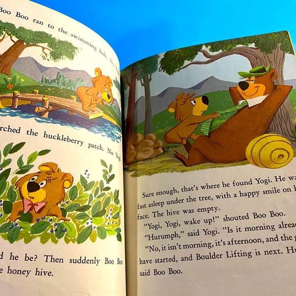 YOGI BEAR VTG 1960 A LITTLE GOLDEN BOOK YOGI BEAR OUR HERO HARDCOVER - Picture 9 of 14